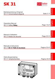 Betriebsanleitung (Original) SK 31 ... - ASO Safety