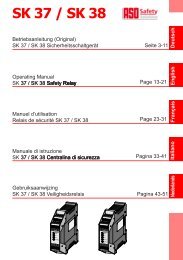 SK 37 / SK 38 - ASO Safety