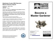 Become a Master Gardener - Washtenaw County