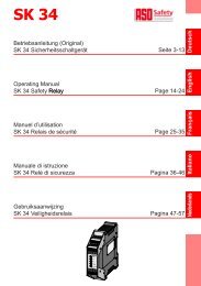 Betriebsanleitung (Original) SK 34 ... - ASO Safety