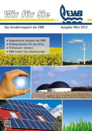 Wir für Sie - Ausgabe März 2013 - Energie- und Wasserversorgung ...