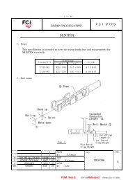 Crimp Specification - FCI