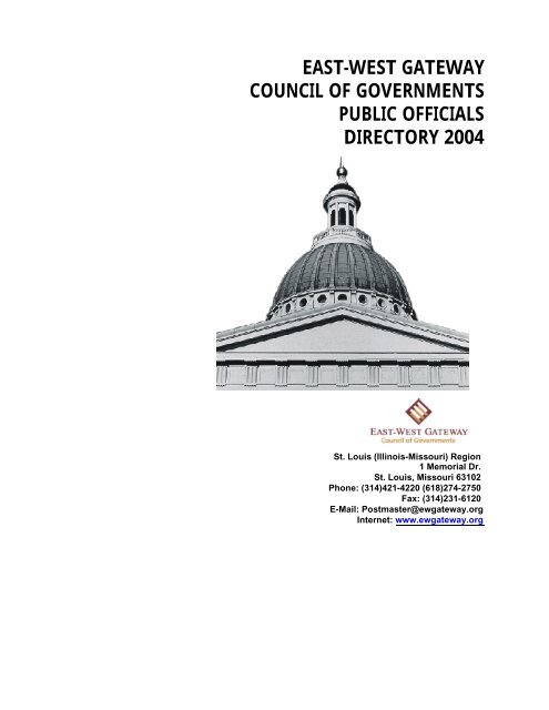 EWGCC Public Officials Directory for 2004 - East-West Gateway ...