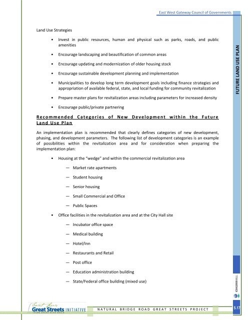 Chapter 5: Future Land Use Plan - East-West Gateway Coordinating ...