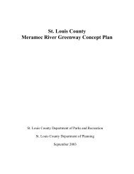 St. Louis County Meramec River Greenway Concept Plan, 2003