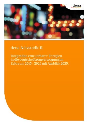 dena-Netzstudie II (Endbericht)