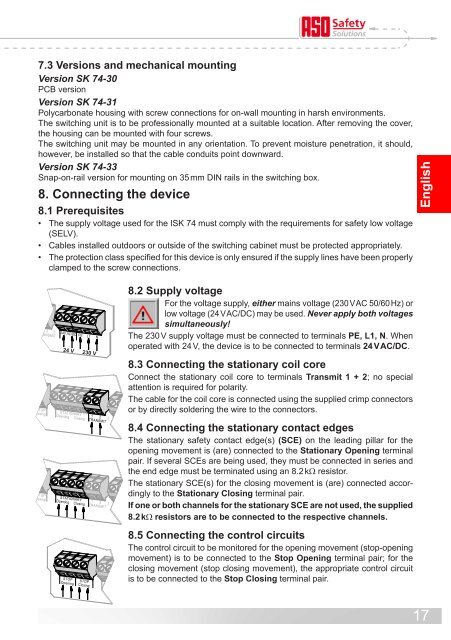 ISK 74 - ASO Safety