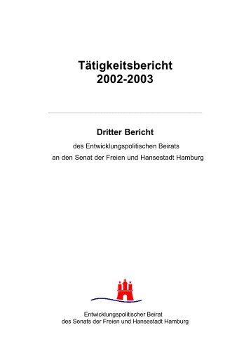 3. Bericht des Entwicklungspolitischen Beirats [pdf] - Eine Welt ...