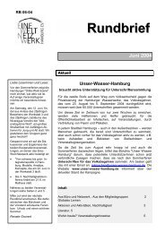Rundbrief Juni 2004 [pdf] - Eine Welt Netzwerk Hamburg eV