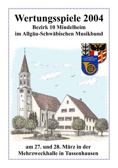 Grußwort des Bürgermeisters - ASM - Bezirk 10 Mindelheim