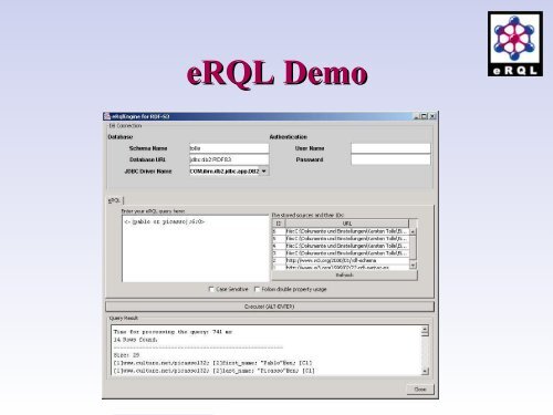 RDF-S3 und eRQL: RDF-Technologien für ... - eWorks