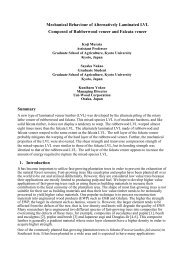 Mechanical Behaviour of Alternatively Laminated LVL Composed of ...