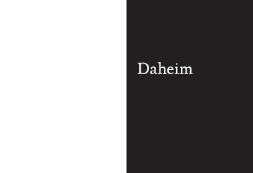 Daheim -  Der Beginn der Reise für João
