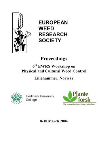 2004 - European Weed Research Society