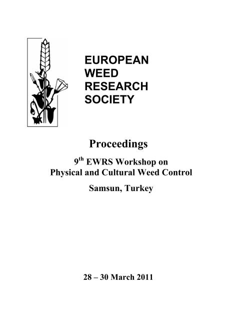 Physical and Cultural Weed Control Working Group of - European ...