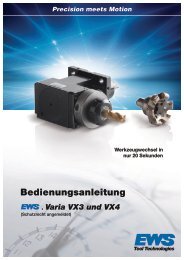 Bedienungsanleitung EWS-Varia VX3/VX4