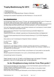 Trophy- bestimmungen allgemein - EWU