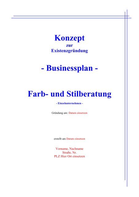 Businessplan zeitaufwand