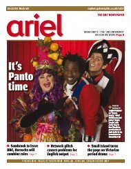 to see an electronic version of this week's Ariel - Ex-bbc.net