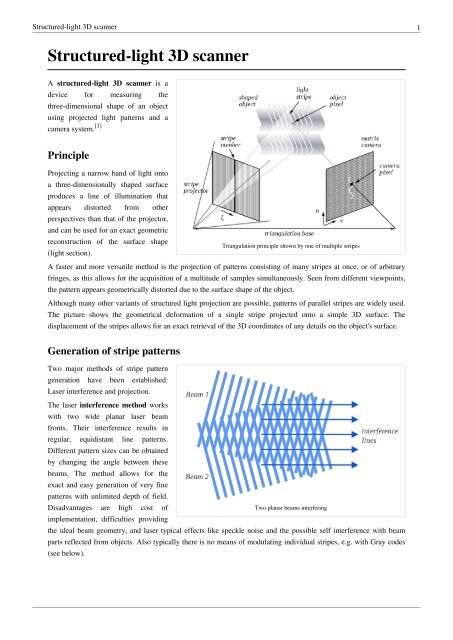 Structured-light 3D scanner - Wikipedia, the free ... - Ex-ch.com