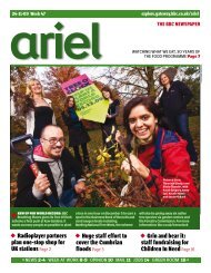 to see an electronic edition of this week's Ariel - Noticeboard for ...