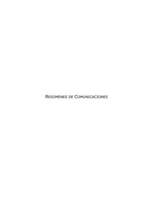 Libro de Resúmenes / Book of Abstracts (Español/English)