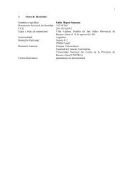 CV - Facultad de Ciencias Exactas - Universidad Nacional del ...