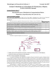 Unidad 3: Modelado en el Paradigma de Orientación a Objetos