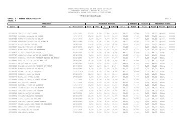 Resultado final (Geral) - exame consultores