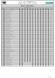 Resultado final - exame consultores