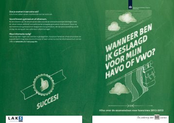 Exameneisen havo/vwo 2013 - Examenblad.nl
