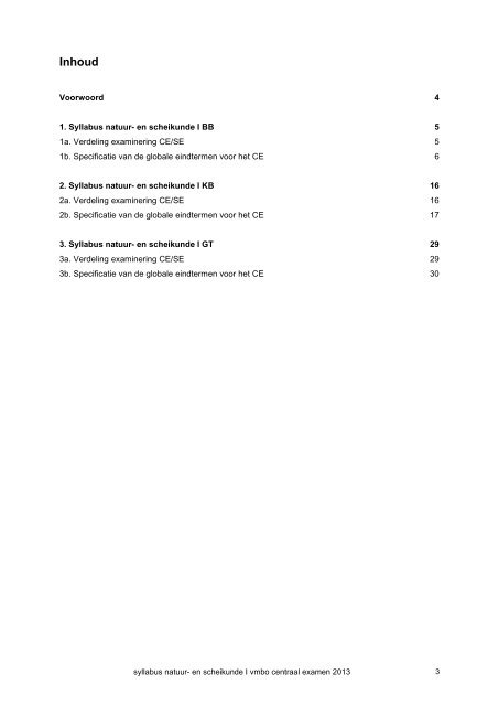 Syllabus natuur- en scheikunde I vmbo 2013 - Examenblad.nl