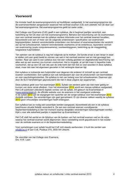 Syllabus natuur- en scheikunde I vmbo 2013 - Examenblad.nl