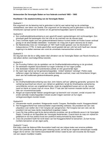 Download alle uitwerkingen (pdf) - Examenkatern Geschiedenis.nl
