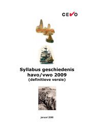 Syllabus 'geschiedenis havo/vwo 2009 (definitieve ... - Examenblad.nl