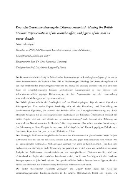 Deutsche Zusammenfassung der Dissertation (PDF)