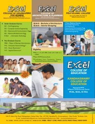 Brochure 2 - Excel Group Institutions