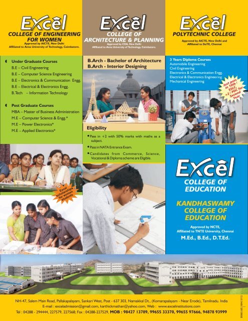 Brochure 2 - Excel Group Institutions