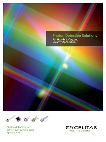 Photon Detection Solutions Catalog - Excelitas Technologies