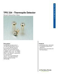 TPS 334 - Thermopile Detector - Excelitas Technologies