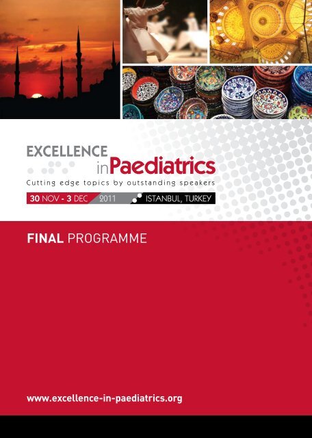 2011 Final Programme - Excellence in Paediatrics Institute