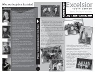 Who are the girls at Excelsior? - Excelsior Youth Center