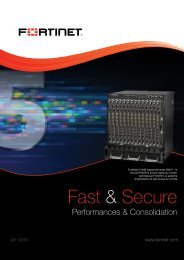 Fortinet Corporate brochure Q1 2013 - Exclusive Networks Group