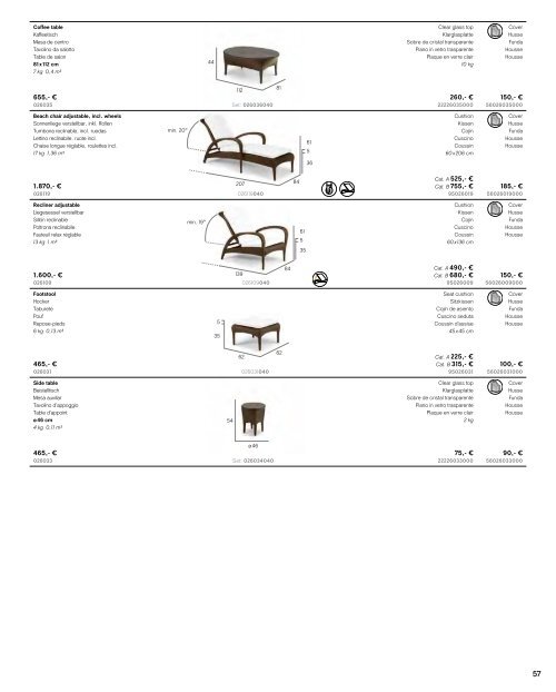 zur DEDON® Preisliste 2013