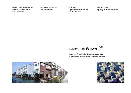 Bauen am Wasser - Experimentelles Entwerfen und Konstruieren ...