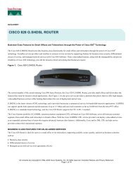 CISCO 828 G.SHDSL ROUTER - Exetel