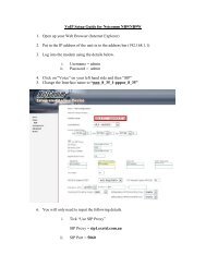 VOIP Setup V100 - Exetel
