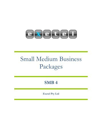 Small Medium Business Packages - Exetel