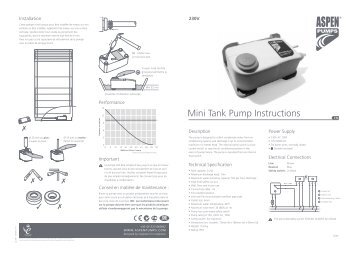 2011 mini tank pump EN FR 230v tech:layout 1 - Aspen Pumps