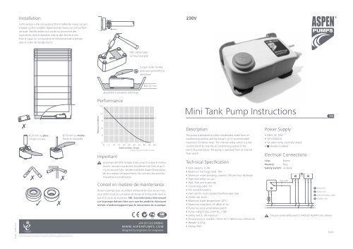 2011 mini tank pump EN FR 230v tech:layout 1 - Aspen Pumps